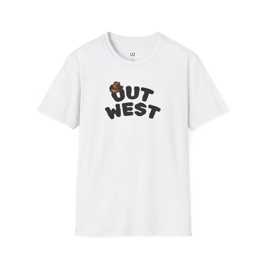 "Out West" T-Shirt designed by universal justice