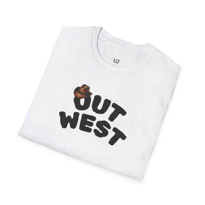 "Out West" T-Shirt designed by universal justice